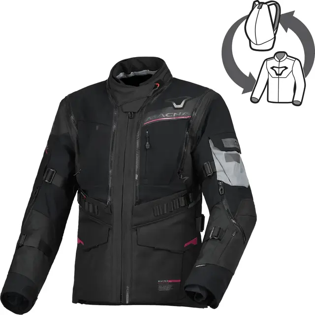 MACNA Flexodus Women 3 Lags Jakke til Dame Svart/Rosa 