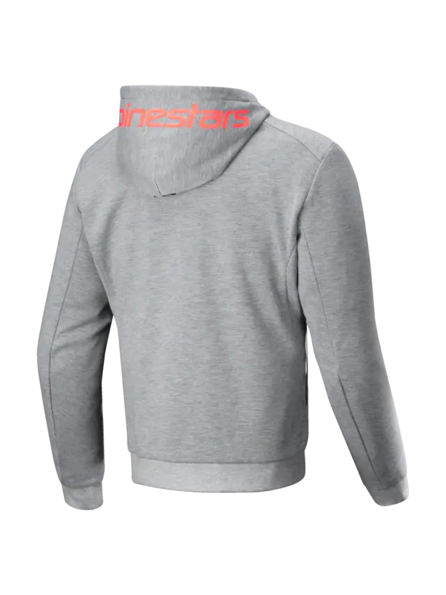 Alpinestars Chrome Air V2 MC-Hoodie Grå/Oransje 