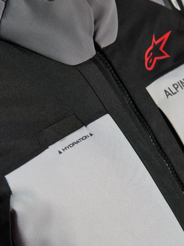 Alpinestars Andes v4 Drystar Grå/Rød Ny, topp adventurejakke fra Alpinestars 