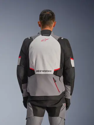 Alpinestars Andes v4 Drystar Grå/Rød Ny, topp adventurejakke fra Alpinestars