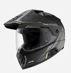 Sena Outlander Adventure MC-Hjelm Svart Matt