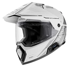Sena Outlander Adventure MC-Hjelm Hvit
