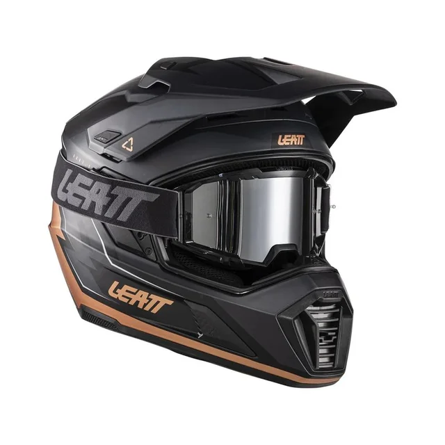 Leatt Helmet Kit ADV 7.5 Black/Bronze God passform og briller inkludert 