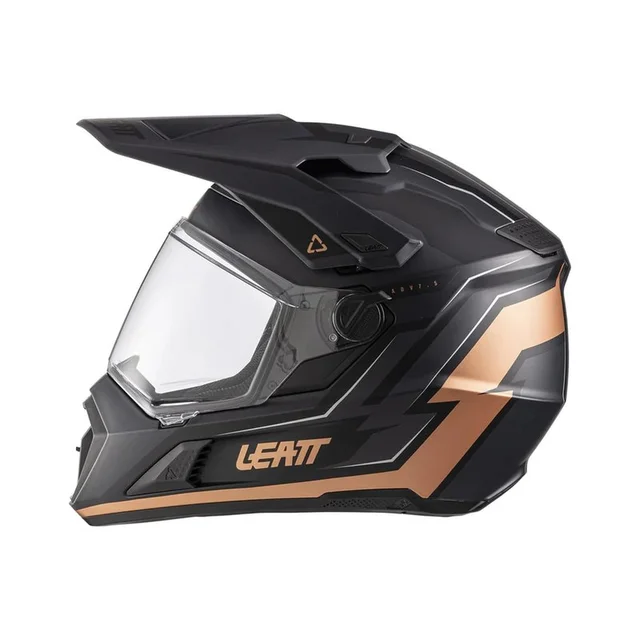 Leatt Helmet Kit ADV 7.5 Black/Bronze God passform og briller inkludert 