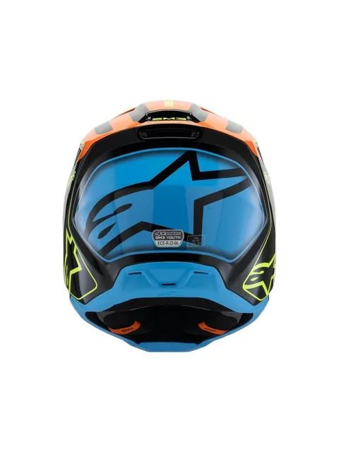 Alpinestars Hjelm SM3 Youth Fray Svart/Orange/Gul Fluo 