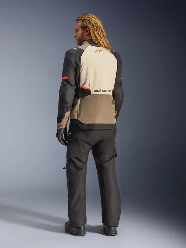 Alpinestars Andes v4 Drystar MC-Jakke Svart/Brun 