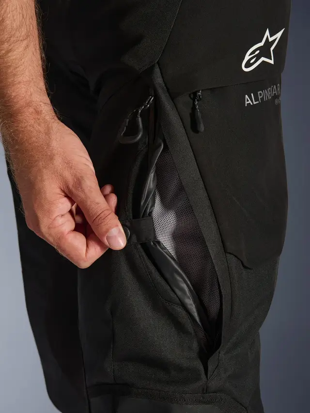 Alpinestars Andes v4 Drystar MC-Bukse Regular Svart 