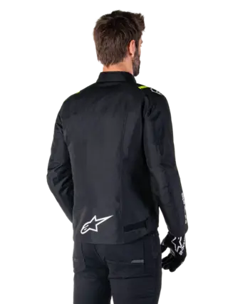 Alpinestars T-SPS v2 MC-Jakke Svart/Gul