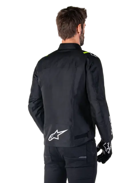 Alpinestars T-SPS v2 MC-Jakke Svart/Gul