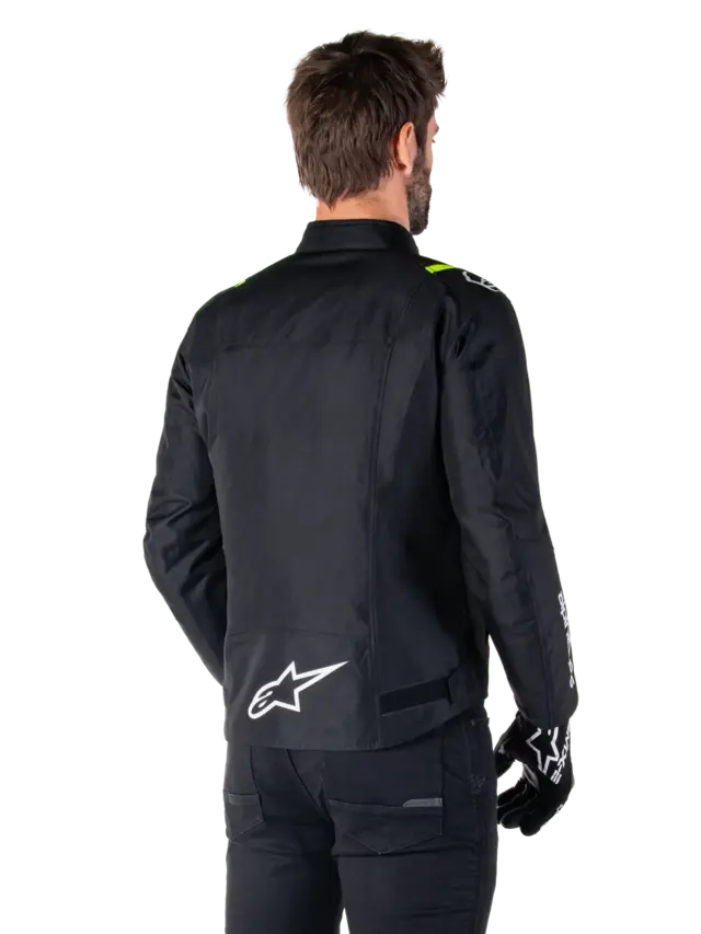 Alpinestars T-SPS v2 MC-Jakke Svart/Gul 