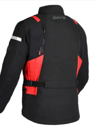 Dane Valby GTX MC-Jakke Svart/Rød
