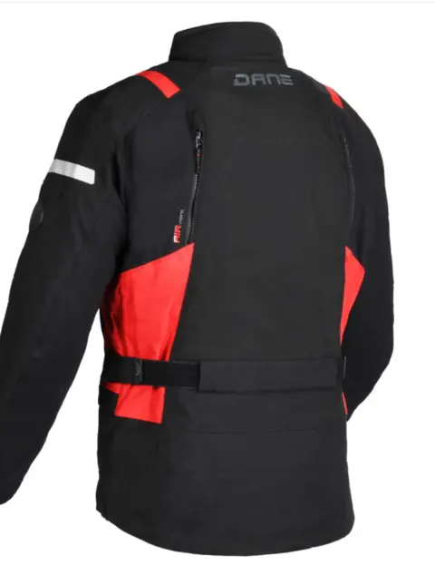 Dane Valby GTX MC-Jakke Svart/Rød