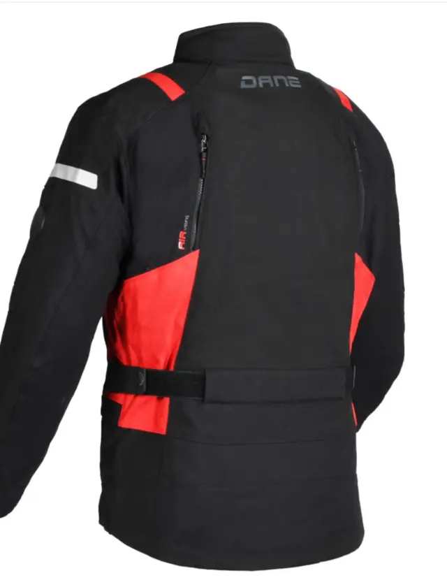 Dane Valby GTX MC-Jakke Svart/Rød 