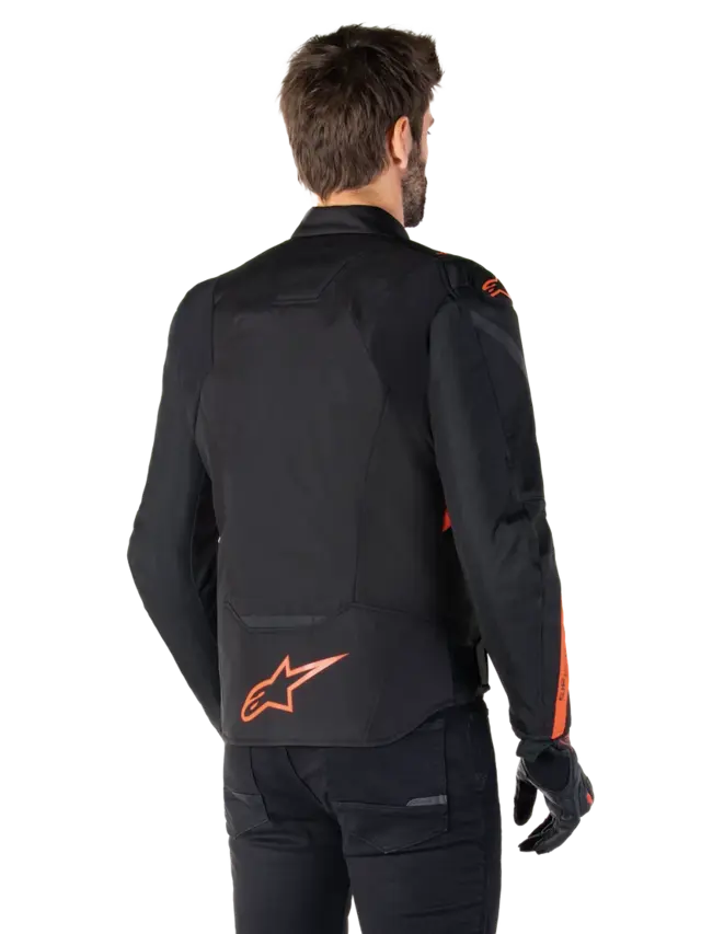 Alpinestars T-Jaws V4 MC-Jakke WP Svart/Rød 