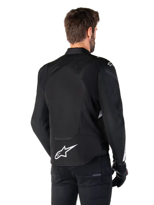 Alpinestars MC-Jakke T-Jaws v4 Svart/Hvit 