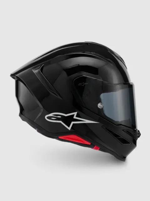 Alpinestars MC-Hjelm S-R7 Blank Svart