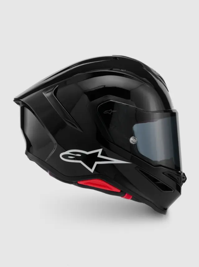 Alpinestars MC-Hjelm S-R7 Blank Svart 