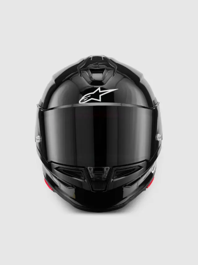 Alpinestars MC-Hjelm S-R7 Blank Svart 