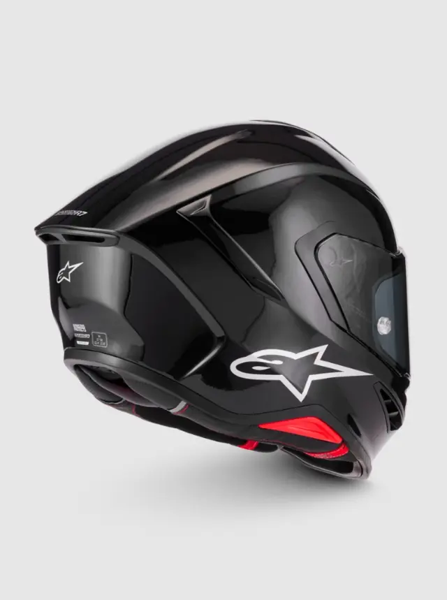 Alpinestars MC-Hjelm S-R7 Blank Svart 