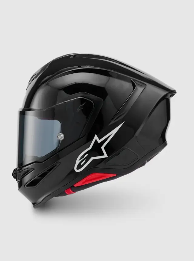 Alpinestars MC-Hjelm S-R7 Blank Svart 