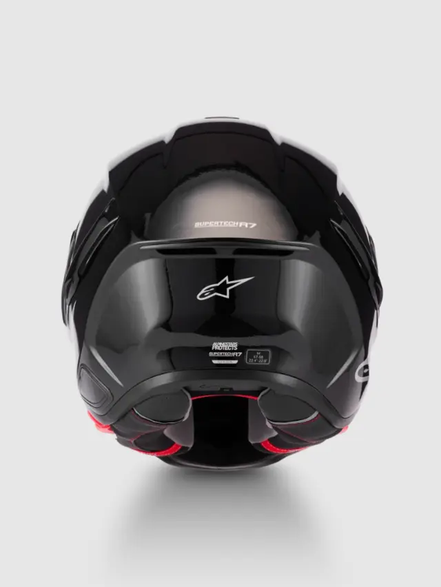 Alpinestars MC-Hjelm S-R7 Blank Svart 