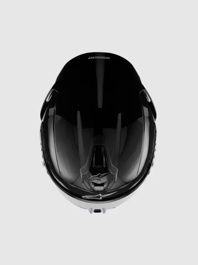 Alpinestars MC-Hjelm S-R7 Blank Svart 