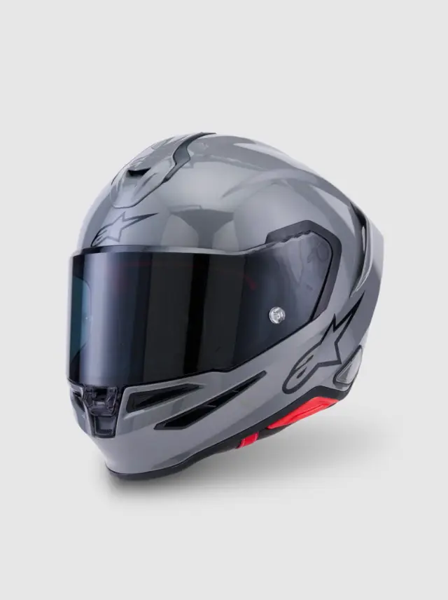 Alpinestars MC-Hjelm S-R7 Grå 