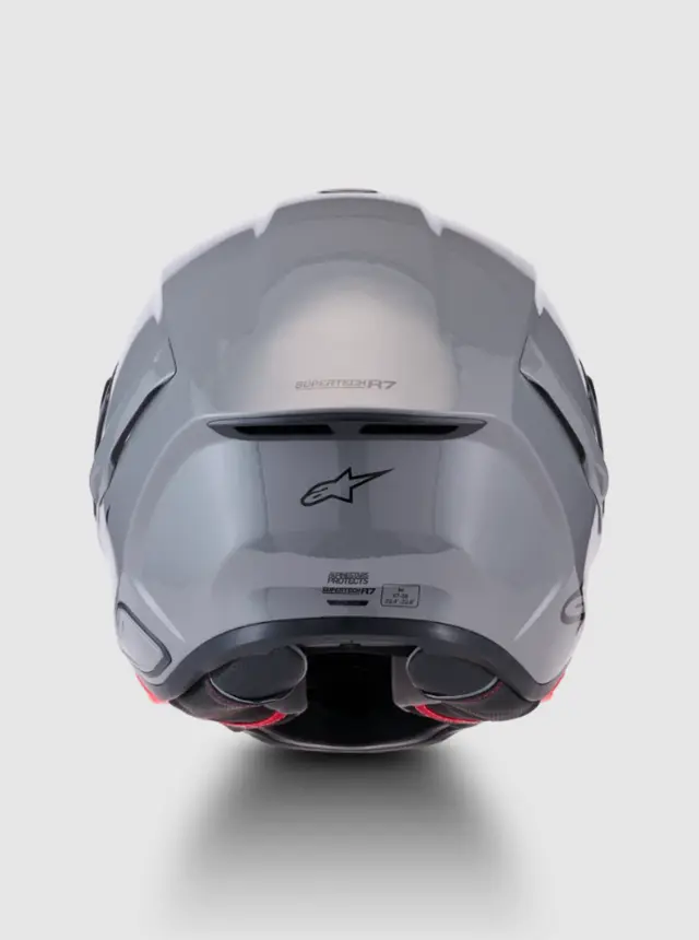 Alpinestars MC-Hjelm S-R7 Grå 