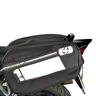 Oxford F1 Pannier 55L Sidevesker Svart/Grå