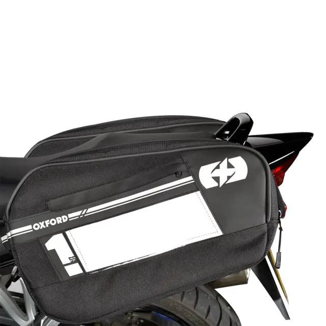 Oxford F1 Pannier 55L Sidevesker Svart/Grå 