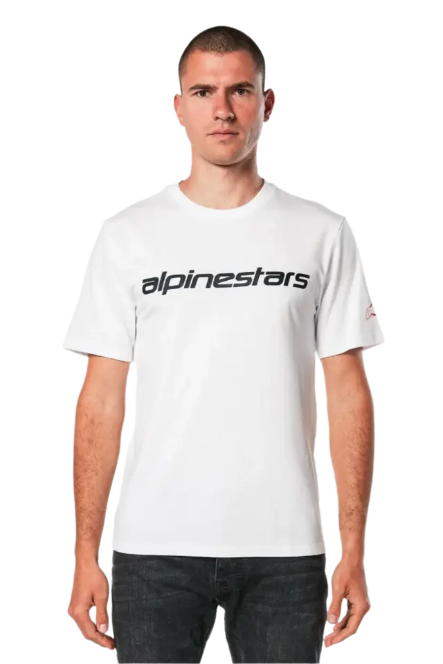 Alpinestars Linear Wordmark 2.0 Hvit/Rød/Sort 