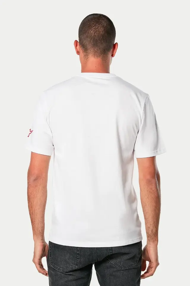 Alpinestars Linear Wordmark 2.0 Hvit/Rød/Sort 