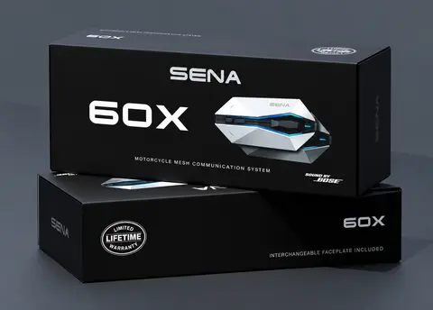 Sena 60X Single 1pk Sound by Bose, Mesh 3.0 og Wave Intercom
