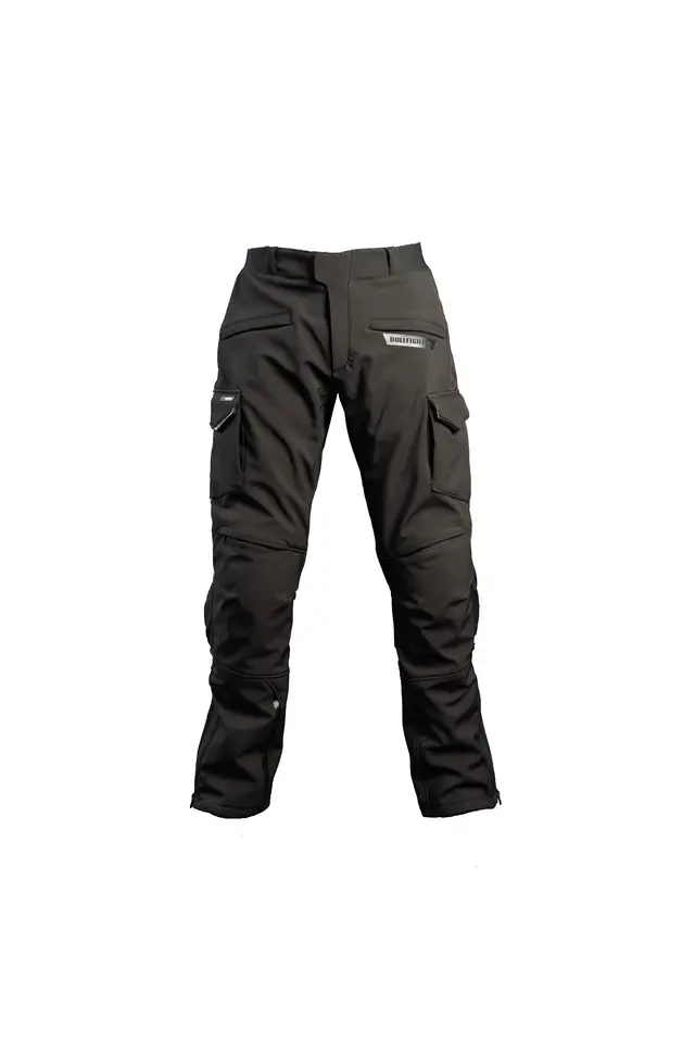 Bullfighter Ghost Softshell MC-Bukse Svart 54/XL 