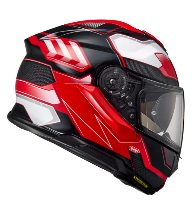 Shoei GT AIR 3 AGILITY TC1 MC-Hjelm Rød/Svart/Hvit - Toppmodell! 