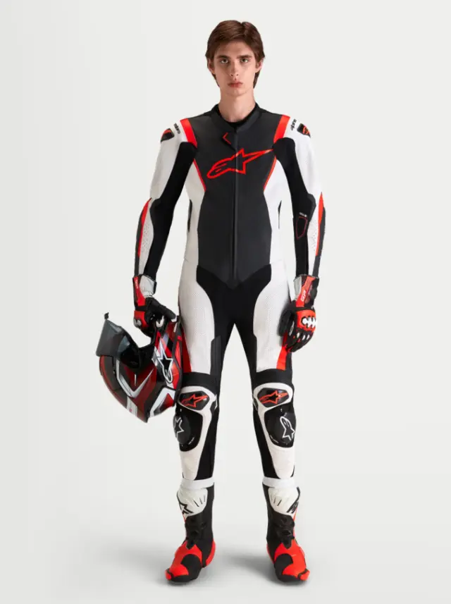 Alpinestars Missile V3 1PC Black/White/Red Fluo 