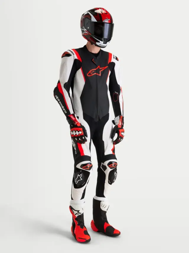 Alpinestars Missile V3 1PC Black/White/Red Fluo 