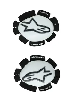 Alpinestars GP Plus Knee Slider Knepuck Hvit/Svart