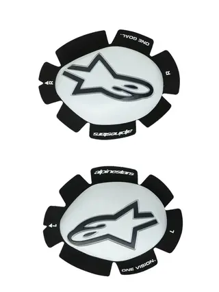 Alpinestars GP Plus Knee Slider Knepuck Hvit/Svart