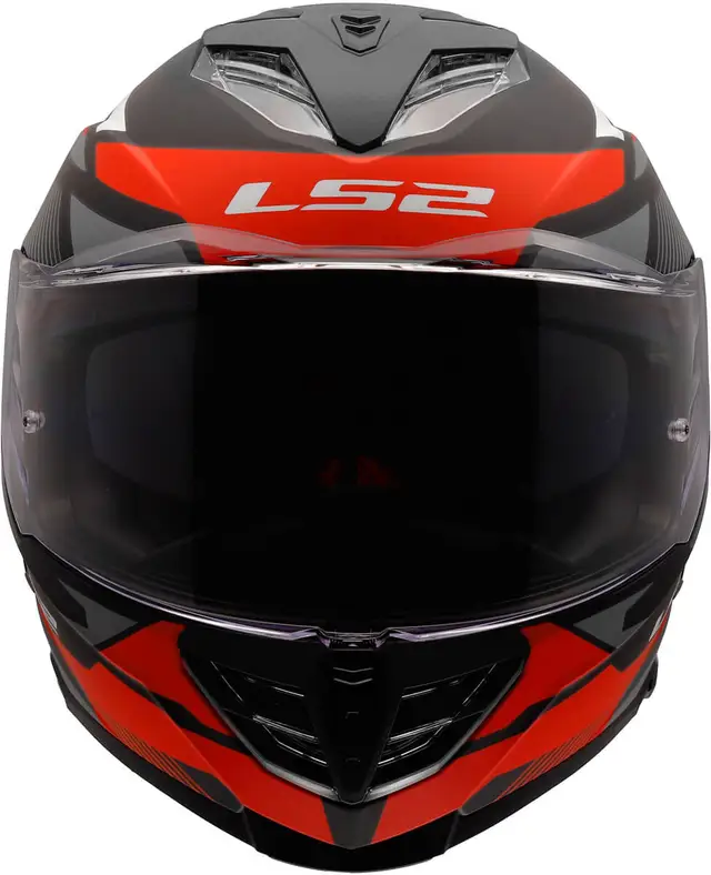 LS2 MC-Hjelm FF818 Storm III Komai Svart Rød 