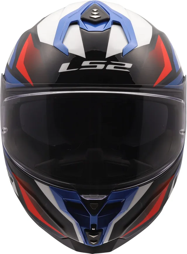 LS2 MC-Hjelm FF817 Challenger II viper Hvit Blå Rød 