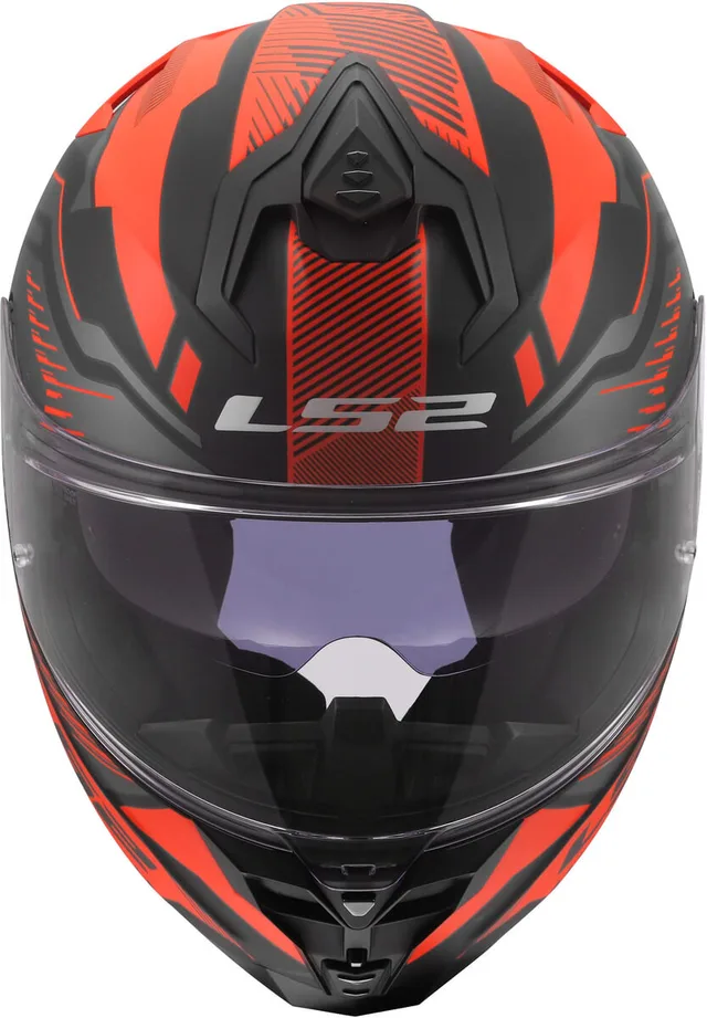 LS2 MC-Hjelm FF817 Challenger II Dravix Grå/ Rød 