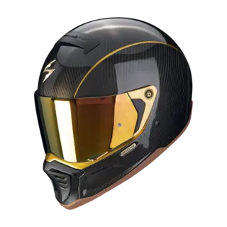 Scorpion EXO-HX1 CARBON SE Svart/Gull Kanskje den kuleste hjelmen på markedet!