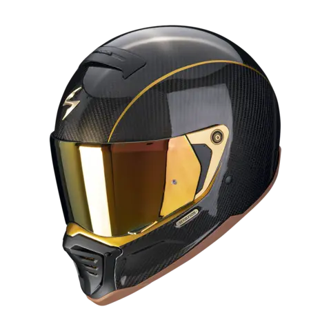 Scorpion EXO-HX1 CARBON SE Svart/Gull Kanskje den kuleste hjelmen på markedet!