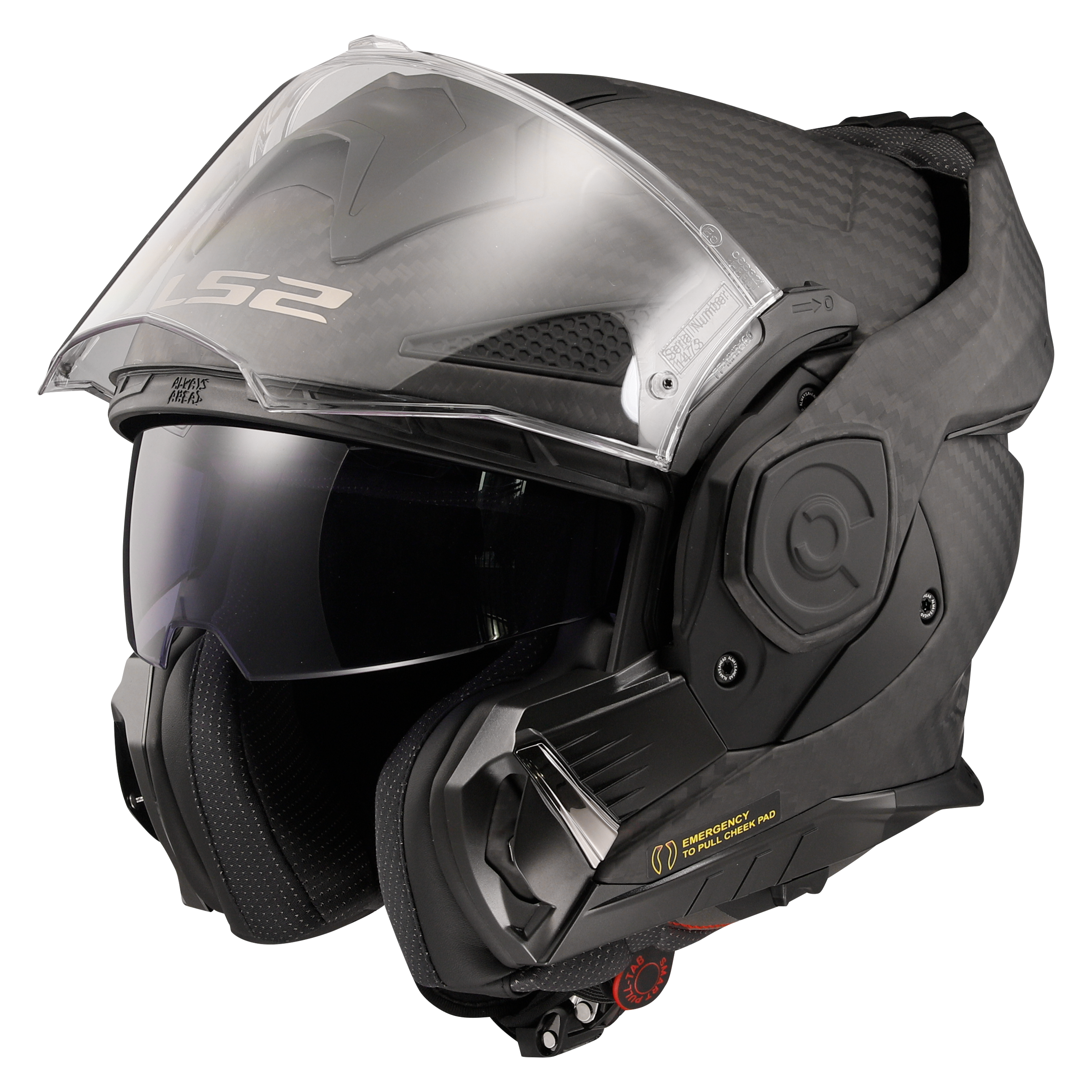 LS2 ÅpningsHjelm FF901 Advant X Matt Carbon