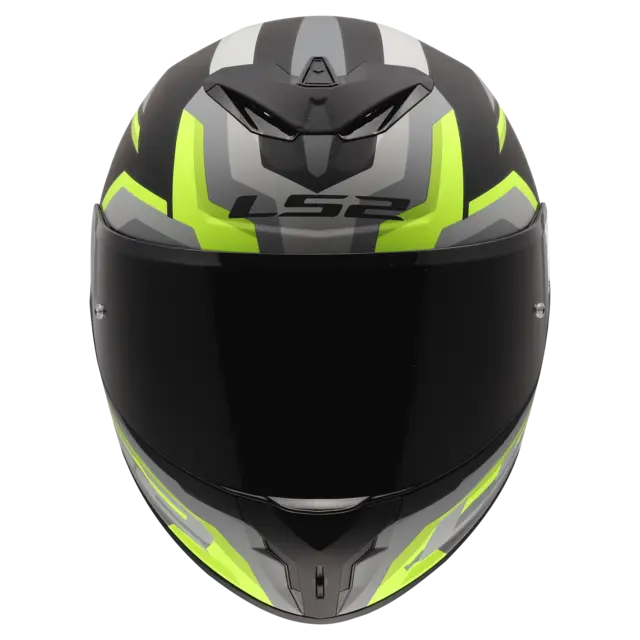 LS2 MC-Hjelm FF820 Rapid III Hyper Svart H-Vis Gul 