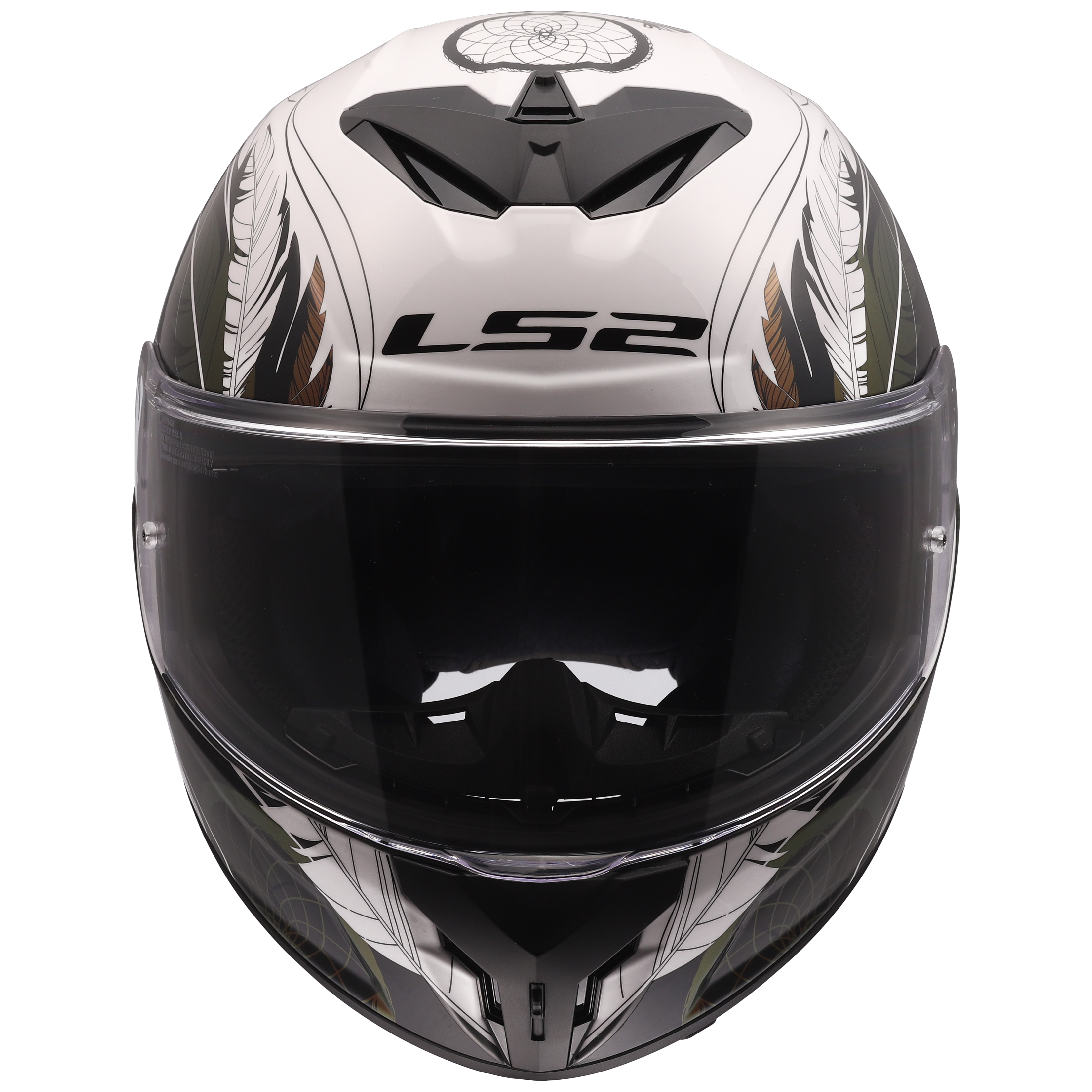 LS2 MC-Hjelm FF820 Rapid III Boho Hvit Svart Rosa 