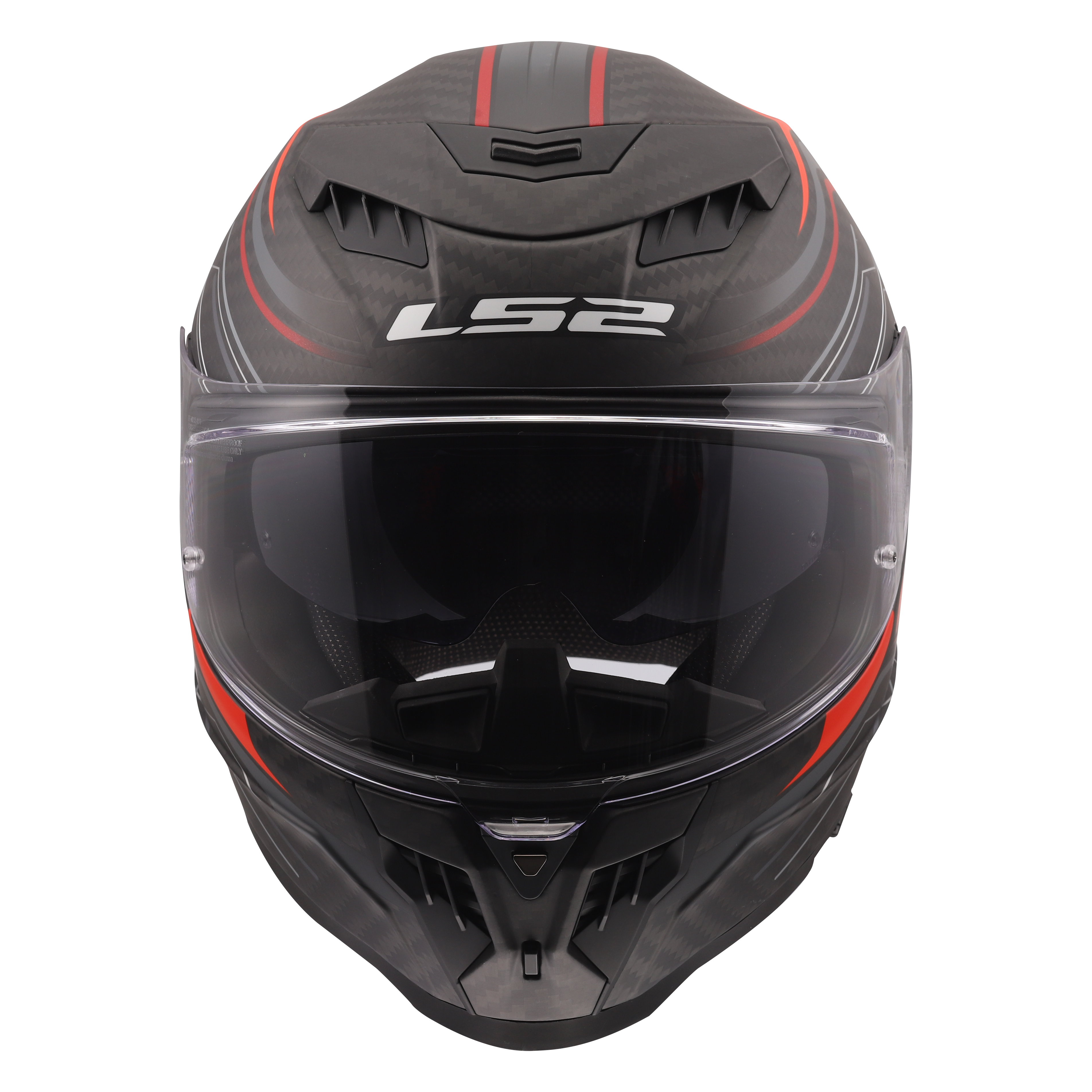 LS2 MC-Hjelm FF807 Dragon Subic Svart/Rød M 