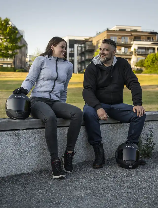 Bullfighter Viking Kevlar MC-Hoodie Svart 