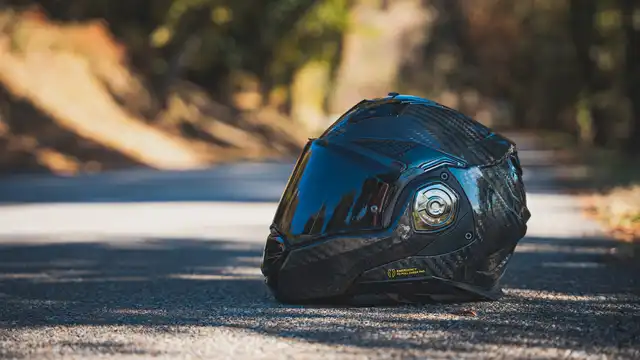 LS2 Åpningshjelm FF901 Advant X Gloss Carbon 